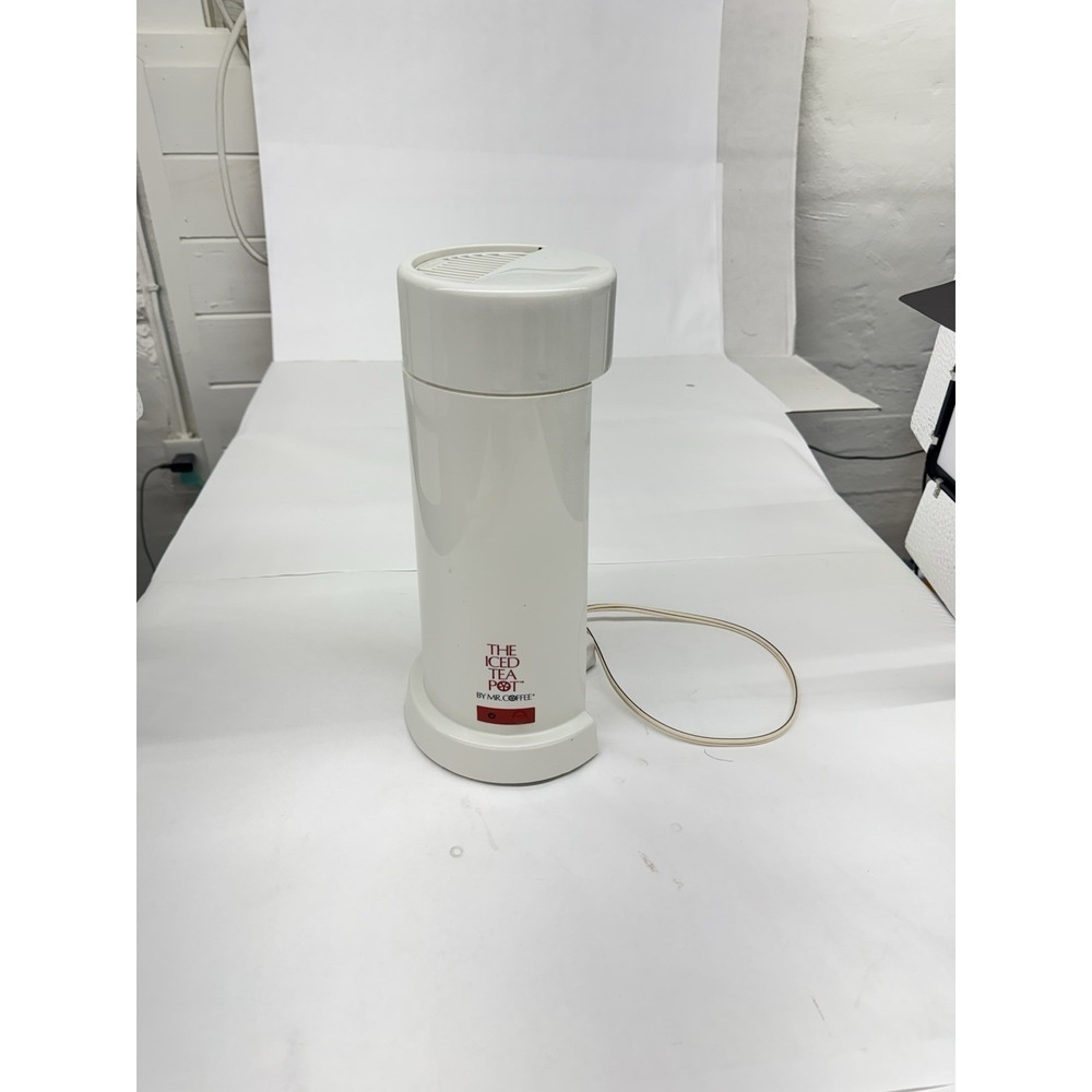 Mr. Coffee Iced Tea TM1 Replacement 2 Qt REPLACEMENT Brew Pot Maker White Red